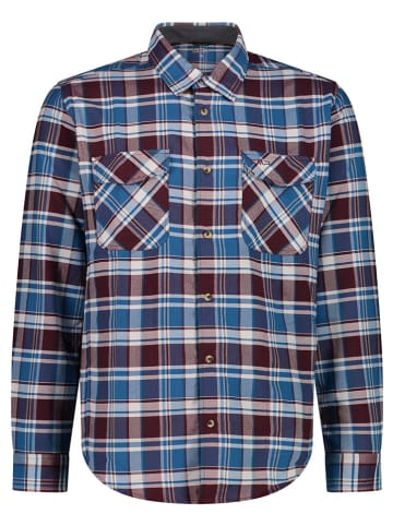 CMP Functionele blouse blauw/rood