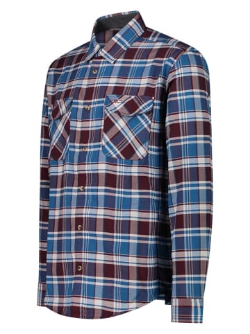 CMP Functionele blouse blauw/rood