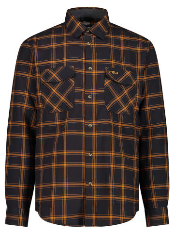 CMP Funktionshemd in Schwarz/ Orange