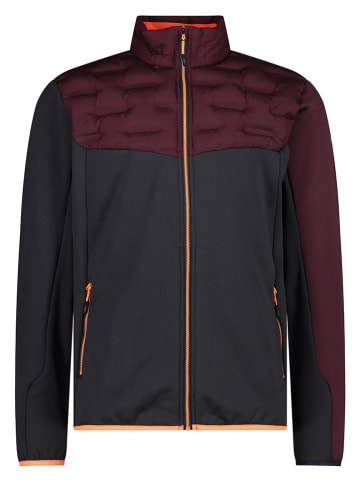 CMP Hybridjacke in Schwarz/ Rot