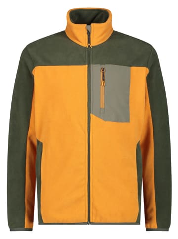 CMP Fleecejacke in Orange/ Khaki