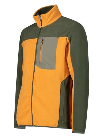 CMP Fleecejacke in Orange/ Khaki