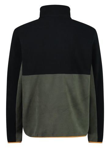 CMP Fleece trui kaki/zwart