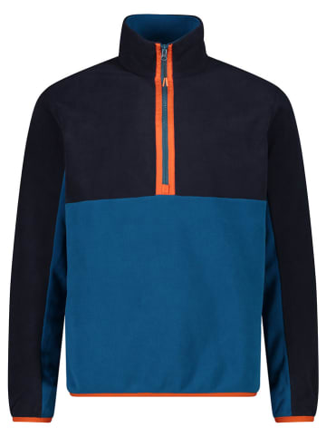 CMP Fleecepullover in Blau/ Dunkelblau
