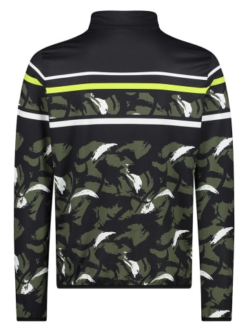 CMP Functioneel shirt zwart/kaki