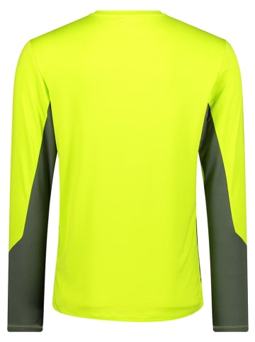 CMP Funktionsshirt in Gelb/ Schwarz