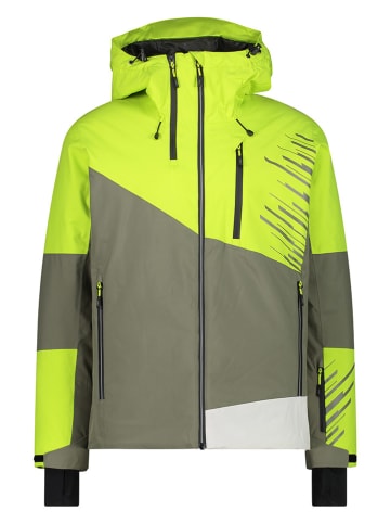 CMP Ski-/ Snowboardjacke in Grün/ Khaki