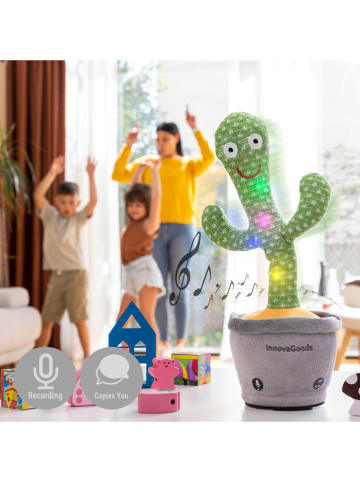InnovaGoods Kaktus interaktywny w kolorze szaro-zielonym - 6 m+