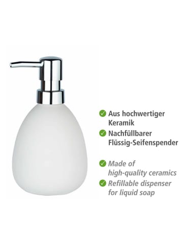 Wenko Dozownik mydła "Polaris" w kolorze białym - 390 ml