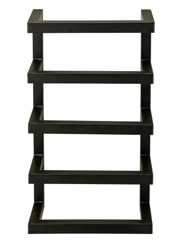 Wenko Stojak "Fondiro" w kolorze czarnym na ręczniki - 24 x 42 x 12 cm