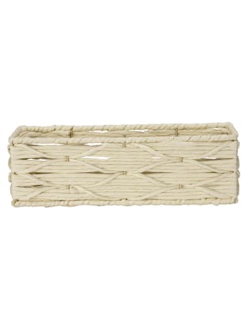 Wenko Opbergbox ''Vabriano'' beige - (B)32 x (H)10 x (D)10 cm