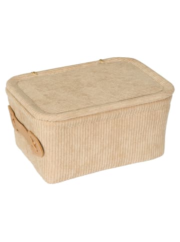 Wenko Opbergbox ''Anela'' beige - (B)19 x (H)10 x (D)14 cm