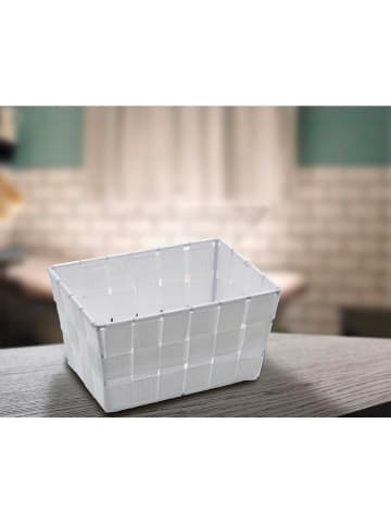 Wenko 2-delige set: opbergboxen ''Adria'' wit - (B)19 x (H)9 x (D)14 cm