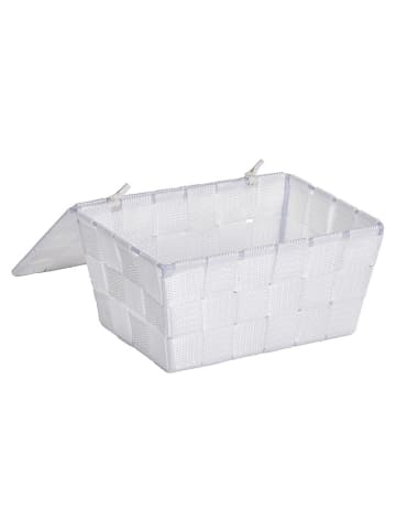 Wenko 2-delige set: opbergboxen ''Adria'' wit - (B)19 x (H)10 x (D)14 cm
