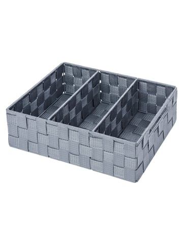Wenko Aufbewahrungsbox ''Adria'' in Grau - (B)32 x (H)10 x (T)21 cm