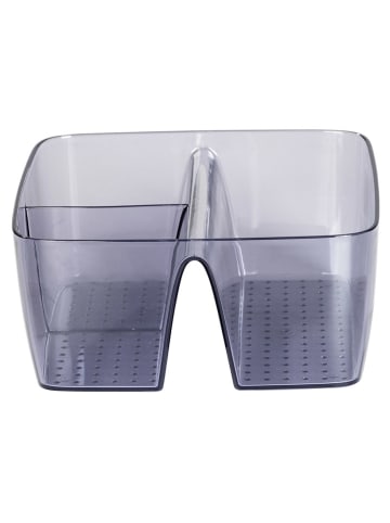 Wenko 2-delige set: opbergboxen ''San Diego'' grijs - (B)15,5 x (H)7 x (D)15,4 cm