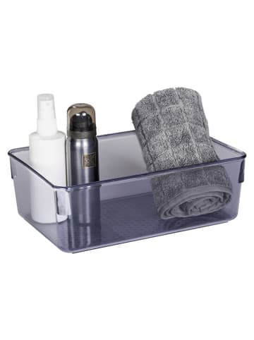 Wenko Opbergbox ''San Diego'' grijs - (B)24,4 x (H)8,5 x (D)16,3 cm