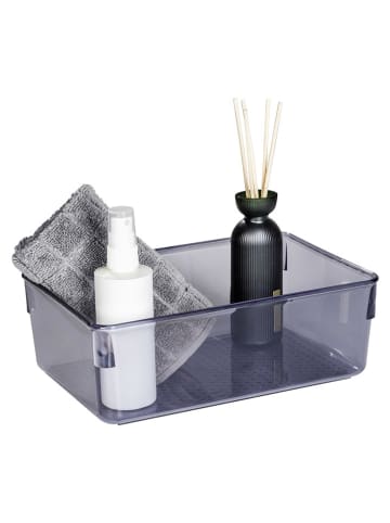 Wenko Opbergbox ''San Diego'' grijs - (B)24,4 x (H)8,5 x (D)16,3 cm