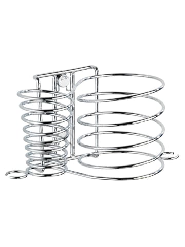 Wenko Föhn- & Glätteisenhalter in Silber - (B)21 x (H)11,5 x (T)12 cm