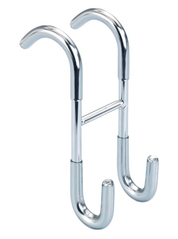 Wenko Douchehaak ''Taranto'' zilverkleurig - (L)12 x (B)5 cm