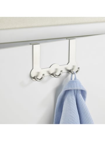 Wenko Türhaken ''Rondo'' in Silber - (L)22,5 x (B)14 cm