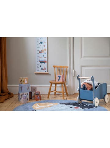 Sebra Messlatte "Busy Builders" in Bunt - (B)20 x (H)125 cm