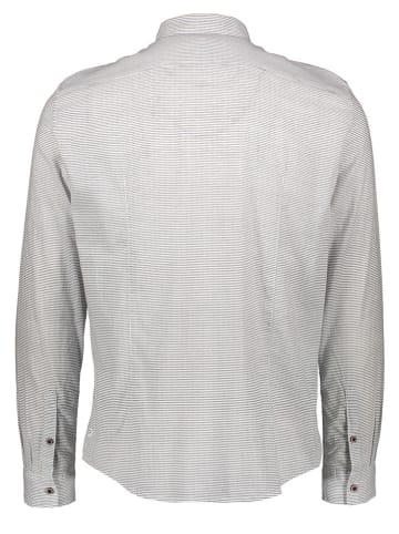 Tom Tailor Hemd - Regular fit - in Grau/ Weiß
