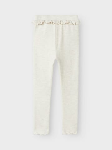 name it Legginsy "Stella" w kolorze kremowym