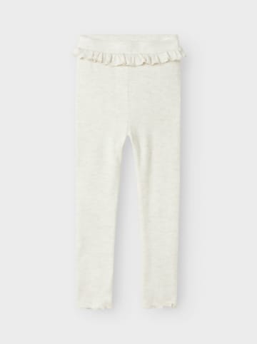 name it Legginsy "Stella" w kolorze kremowym