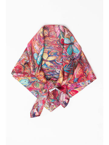 Made in Silk Zijden doek roze/meerkleurig - (L)52 x (B)52 cm