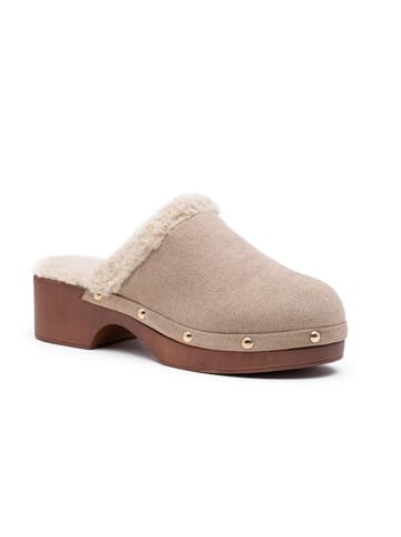 Foreverfolie Clogs in Beige