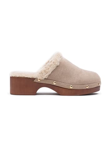 Foreverfolie Clogs in Beige