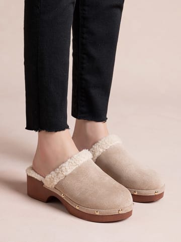 Foreverfolie Clogs in Beige
