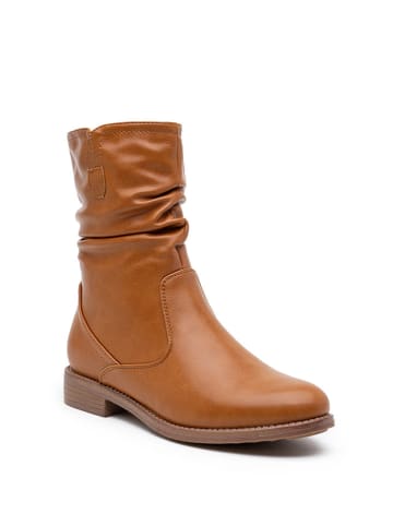Foreverfolie Boots in Hellbraun