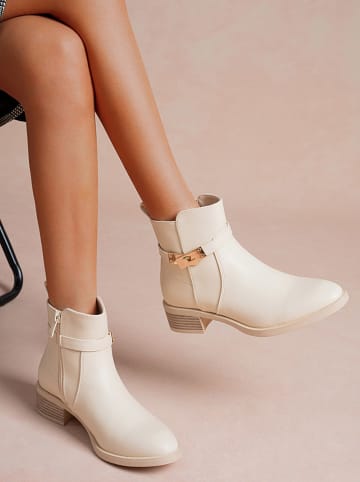 Foreverfolie Boots in Creme