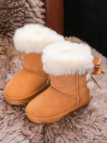 Rock & Joy Winterboots lichtbruin