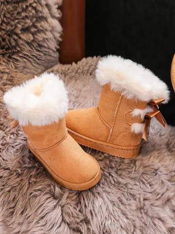 Rock & Joy Winterboots lichtbruin