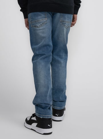 Petrol Spijkerbroek - tapered fit - blauw