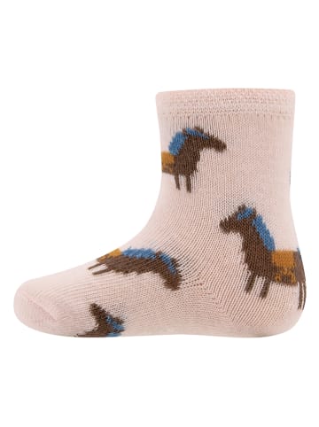 ewers 2er-Set: Socken in Rosa/ Beige