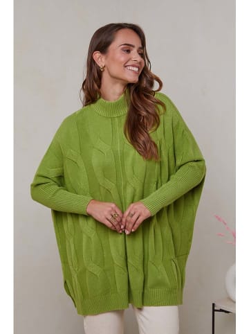 Soft Cashmere Pullover in Grün