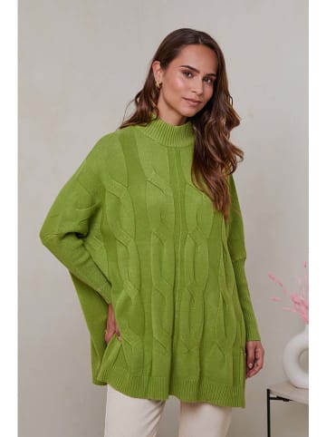 Soft Cashmere Pullover in Grün