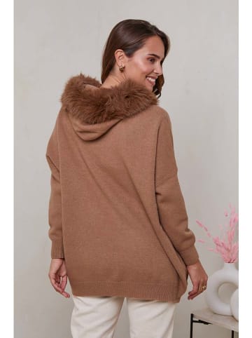 Soft Cashmere Sweter w kolorze karmelowym