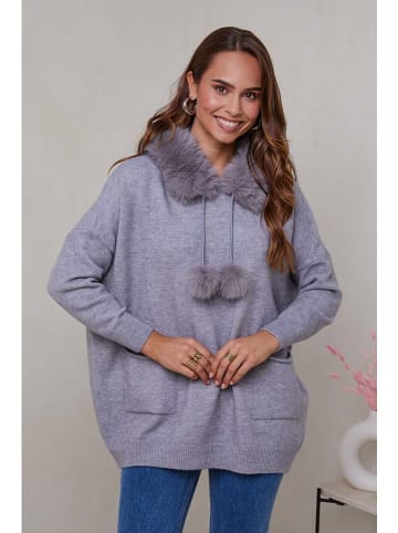 Soft Cashmere Sweter w kolorze szarym