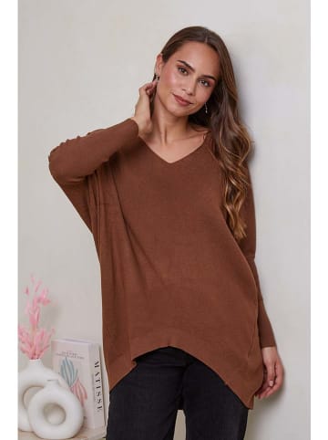 Soft Cashmere Sweter w kolorze brązowym