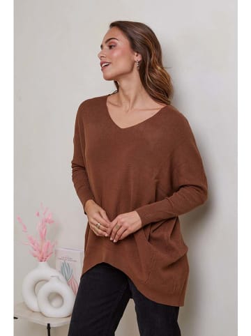 Soft Cashmere Sweter w kolorze brązowym