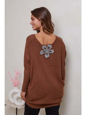 Soft Cashmere Sweter w kolorze brązowym