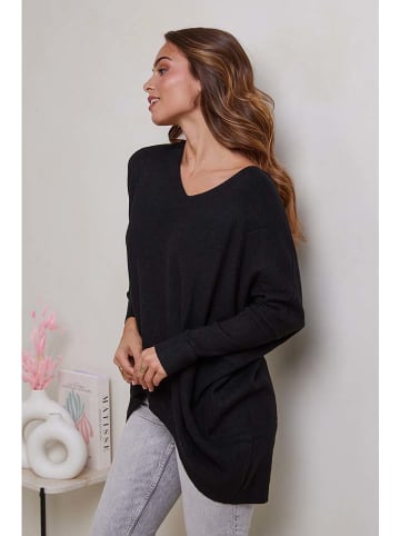 Soft Cashmere Pullover in Schwarz