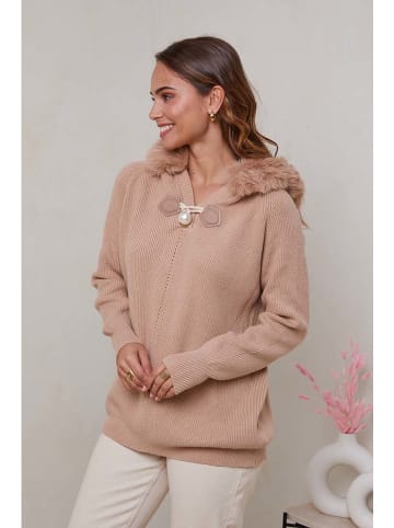 Soft Cashmere Sweter w kolorze karmelowym