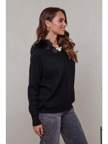 Soft Cashmere Pullover in Schwarz