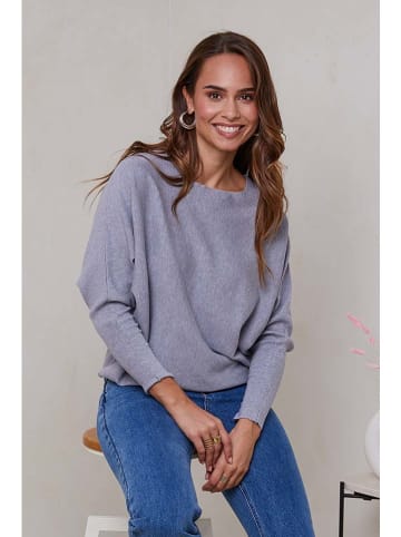 Soft Cashmere Sweter w kolorze szarym